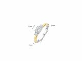 Ti Sento | Bague | Argent | Bicolore | Oxyde de Zirconium | 1796ZY_
