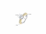 Ti Sento | Bague | Argent | Bicolore | Oxyde de Zirconium | 1737ZY_
