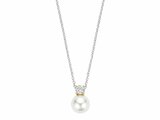 Ti Sento | Collier | Argent | Bicolore | Oxyde de Zirconium | Perle Synth. | 34125YP_