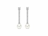 Ti Sento | Boucles d'Oreilles | Argent | Perles Synth. | Oxyde de Zirconium |  78070PW_