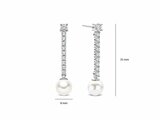 Ti Sento | Boucles d'Oreilles | Argent | Perles Synth. | Oxyde de Zirconium |  78070PW_