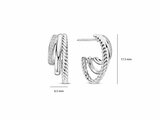 Ti Sento | Boucles d'Oreilles | Argent | Oxyde de Zirconium | 78068ZI_