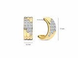 Ti Sento | Boucles d'Oreilles | Plaqué Or | Oxyde de Zirconium | 78053ZY_