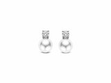 Ti Sento | Boucles d'Oreilles | Argent | Perles Synth. | Oxyde de Zirconium | 78060PW_