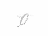 Ti Sento | Bague | Argent | Oxyde de Zirconium | 12400ZI_