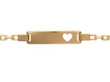 Loumya Silver | Bracelet | Identité Enfant | Personalisable | 14+2cm | Coeur | 62586016_