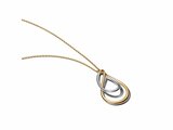 Pandora | Collier | Pendentif Double Bicolore | 364668C00_