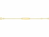 Loumya Gold "Or" | Bracelet | Identité Bébé | Or Jaune | 12+2cm | Personnalisable | 497353.00_
