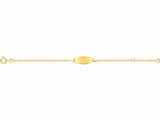 Loumya Gold "Or" | Bracelet | Identité Bébé | Or Jaune | 11+2cm | Personnalisable | 63001_