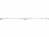 Loumya Gold "Or" | Bracelet | Identité Bébé | Or Blanc | 12+2cm | Personnalisable | 631010.1_