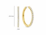 Ti Sento | Boucles d'Oreilles | Plaqué Or | Oxyde de Zirconium | 78078ZY_
