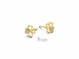 Loumya Gold "Or" | Boucles d'Oreilles | Or Jaune 9c | Oxyde de Zirconium | K3147_