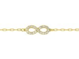 Loumya Gold "Or" | Bracelet | Or Jaune 9K | Oxyde de Zirconium | Infini | 497309.Z0_
