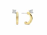 Ti Sento | Boucles D'Oreilles | Argent | Plaqué Or | Oxyde De Zirconium | 78082ZY_
