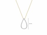 Ti Sento | Collier | Argent | Plaqué Or | Oxyde De Zirconium | 34145ZY_