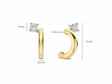 Ti Sento | Boucles D'Oreilles | Argent | Plaqué Or | Oxyde De Zirconium | 78082ZY_