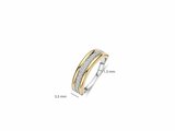 Ti Sento | Bague | Argent | Plaqué Or | Oxyde De Zirconium | 12445ZY_