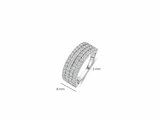 Ti Sento | Bague | Argent | Oxyde De Zirconium | 12432ZI_