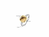 Ti Sento | Bague | Argent | Plaqué Or | Oxyde De Zirconium | 12414CY_