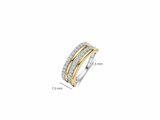 Ti Sento | Bague | Argent | Plaqué Or | Oxyde De Zirconium | 12444ZY_