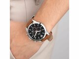 Festina | Homme | Quartz | Chrono | Cuir Brun | Noir | 43.5mm | F20542/6_