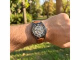 Festina | Homme | Automatique | Squelette | Cuir Brun | 42.8mm | F20794/1_