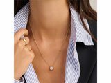 Ti Sento | Collier | Plaqué Or | Oxyde De Zirconium | 34143ZY_