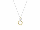 Ti Sento | Collier | Argent | Plaqué Or | Oxyde De Zirconium | 34134ZY_