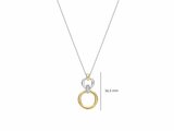 Ti Sento | Collier | Argent | Plaqué Or | Oxyde De Zirconium | 34134ZY_