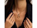 Ti Sento | Collier | Argent | Plaqué Or | Oxyde De Zirconium | 34134ZY_