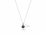 Ti Sento | Collier | Argent | Plaqué Or | Oxyde De Zirconium | 6865DB_