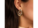 Ti Sento | Boucles D'Oreilles | Argent | Plaqué Or | Oxyde De Zirconium | 78097ZY_
