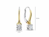 Ti Sento | Boucles D'Oreilles | Argent | Plaqué Or | Oxyde De Zirconium | 78106ZY_