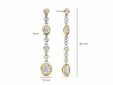 Ti Sento | Boucles D'Oreilles | Argent | Plaqué Or | Oxyde De Zirconium | 78104ZY_