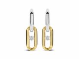 Ti Sento | Boucles D'Oreilles | Argent | Plaqué Or | Oxyde De Zirconium |  78110ZY_