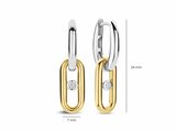 Ti Sento | Boucles D'Oreilles | Argent | Plaqué Or | Oxyde De Zirconium |  78110ZY_