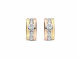 Ti Sento | Boucles D'Oreilles | Argent | Tricolore | Oxyde De Zirconium | 78085TZ_