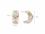 Ti Sento | Boucles D'Oreilles | Argent | Tricolore | Oxyde De Zirconium | 78085TZ_