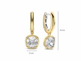 Ti Sento | Boucles D'Oreilles | Argent | Plaqué Or | Oxyde De Zirconium | 78105ZY_