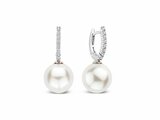 Ti Sento | Boucles D'oreilles | Argent | Plaqué Or | Perles Synthétique | 78091PW_