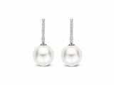 Ti Sento | Boucles D'oreilles | Argent | Plaqué Or | Perles Synthétique | 78091PW_
