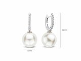 Ti Sento | Boucles D'oreilles | Argent | Plaqué Or | Perles Synthétique | 78091PW_