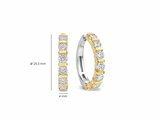 Ti Sento | Boucles D'Oreilles | Argent | Plaqué Or | Oxyde De Zirconium | 78084ZY_