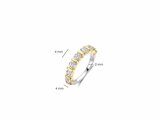 Ti Sento | Bague | Argent | Plaqué Or | Oxyde De Zirconium | 12434ZY_