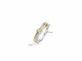 Ti Sento | Bague | Argent | Plaqué Or | Oxyde De Zirconium | 12443ZY_