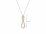 Ti Sento | Collier | Argent | Plaqué Or | Oxyde De Zirconium | 34132ZY_