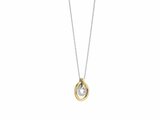 Ti Sento | Collier | Argent | Plaqué Or | Oxyde De Zirconium | 34141ZY_