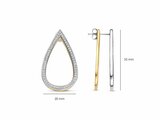 Ti Sento | Boucles D'Oreilles | Argent | Plaqué Or | Oxyde De Zirconium | 78107ZY_