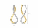 Ti Sento | Boucles d'Oreilles | Argent | Plaqué Or | Oxyde de Zirconium | 78087ZY_
