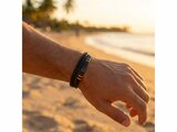 Lotus Style | Bracelet | Acier | Doré | Cuir | Noir | LS2617-2/2_